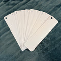 Yarn Swatch Plastic Card Bases (25 Qty) Blank (Free Shipping USA)