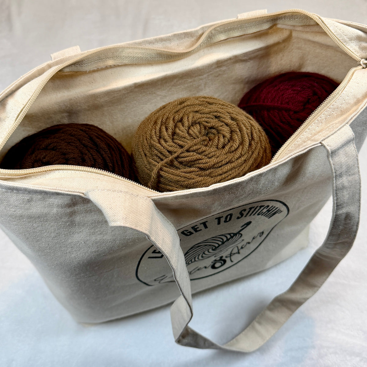 Let's Get to Stitchin' Tote Bag